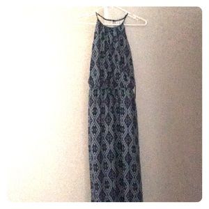 Geometric pattern gooey maxi dress 👗